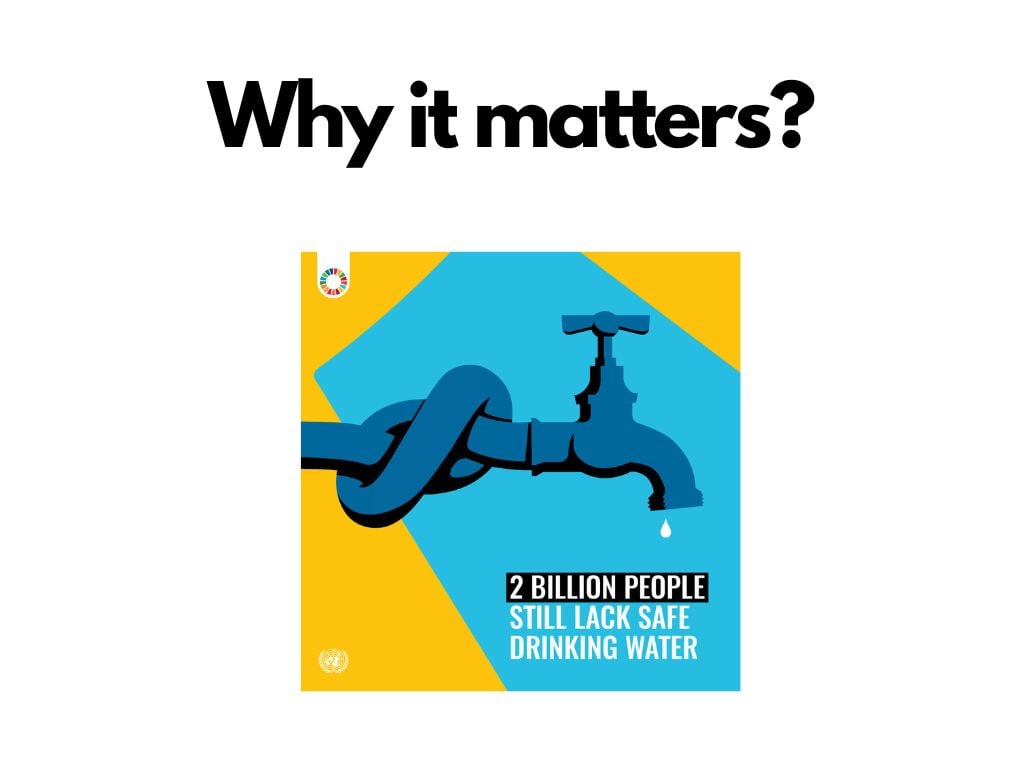 A day without water to raise awareness for World Water Day